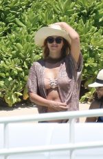 JESSICA ALBA in Bikini on the Beach in Honolulu 07/15/2017