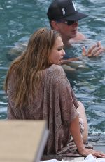 JESSICA ALBA in Bikini Top on Vacation in Hawaii 07/16/2017