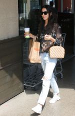 JESSICA GOMES Out Shopping in Beverly Hills 07/14/2017