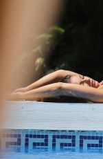JESSICA SHEARS in Swimsuit on the Set of a Photoshoot in Ibiza 07/21/2017