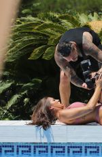 JESSICA SHEARS in Swimsuit on the Set of a Photoshoot in Ibiza 07/21/2017
