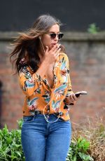 JESSICA SHEARS Out and About in London 07/04/2017