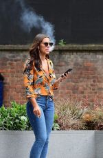 JESSICA SHEARS Out and About in London 07/04/2017