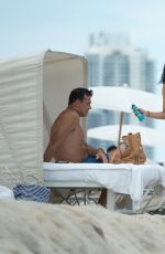 JOANNA KRUPA in Bikini at a Beach in Miami 07/11/2017