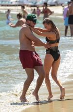 JOANNA KRUPA in Bikini on the Beach in Mykonos 07/19/2017