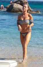 JOANNA KRUPA in Bikini on the Beach in Mykonos 07/20/2017