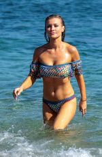 JOANNA KRUPA in Bikini on the Beach in Mykonos 07/20/2017