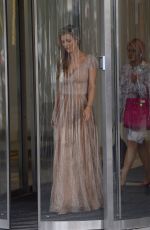 JOANNA KRUPA Leaves Good Morning TVN Studios in Warsaw 07/15/2017