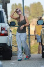 JOANNA KRUPA Out with Her Dog in Los Angeles 07/08/2017