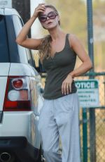 JOANNA KRUPA Out with Her Dog in Los Angeles 07/08/2017