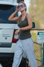 JOANNA KRUPA Out with Her Dog in Los Angeles 07/08/2017