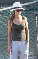 JOANNA KRUPA Out with Her Dog in Los Angeles 07/08/2017