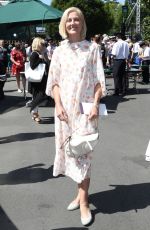 JOELY RICHARDSON Arrives at Wimbledon Championships in London 07/10/2017