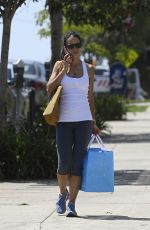 JORDANA BREWSTER in Leggings Out Shopping in Los Angeles 07/08/2017