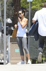 JORDANA BREWSTER in Tights Out in Los Angeles 07/11/2017