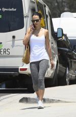 JORDANA BREWSTER in Tights Out in Los Angeles 07/11/2017