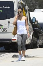 JORDANA BREWSTER in Tights Out in Los Angeles 07/11/2017