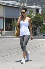 JORDANA BREWSTER in Tights Out in Los Angeles 07/11/2017