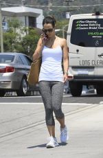 JORDANA BREWSTER in Tights Out in Los Angeles 07/11/2017