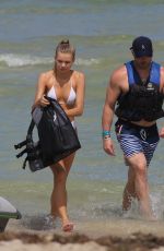 JOSIE CANSECO in Bikini on the Beach in Miami 07/24/2017