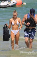 JOSIE CANSECO in Bikini on the Beach in Miami 07/24/2017