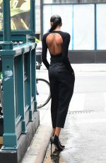 JOURDAN DUNN on the Set of a Photoshoot in New York 07/27/2017
