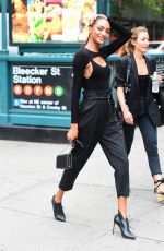 JOURDAN DUNN on the Set of a Photoshoot in New York 07/27/2017