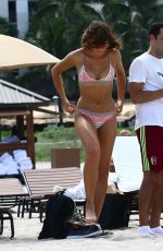 JOY CORRIGAN and KRISTYN SCHICKOVA in Bikini at a Beach in Miami 07/19/2017