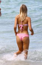 JOY CORRIGAN and KRISTYN SCHICKOVA in Bikini at a Beach in Miami 07/19/2017