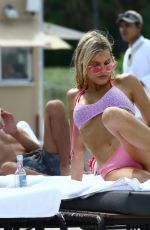 JOY CORRIGAN and KRISTYN SCHICKOVA in Bikini at a Beach in Miami 07/19/2017
