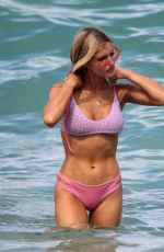 JOY CORRIGAN and KRISTYN SCHICKOVA in Bikini at a Beach in Miami 07/19/2017