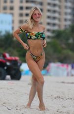 JOY CORRIGAN in Bikini on the Beach in Miami 07/18/2017