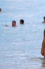 JOY CORRIGAN in Bikini on the Beach in Miami 07/18/2017