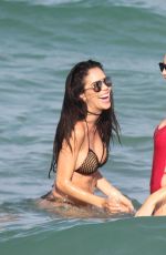 JULIA PEREIRA and DANIELA ALBUQUERQUE at a Beach in Miami 07/15/2017