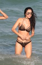 JULIA PEREIRA and DANIELA ALBUQUERQUE at a Beach in Miami 07/15/2017