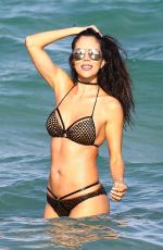 JULIA PEREIRA and DANIELA ALBUQUERQUE at a Beach in Miami 07/15/2017