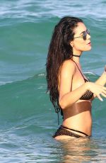 JULIA PEREIRA and DANIELA ALBUQUERQUE at a Beach in Miami 07/15/2017