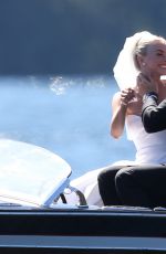 JULIANNE HOUGH and Brooks Laich at Their Wedding Day in Los Angeles 07/07/2017