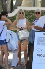 JULIANNE HOUGH in Cutoff Denim Out in Los Angeles 06/29/2017