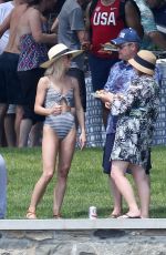 JULIANNE HOUGH in Swimsuit at Lake Front in Coeur D