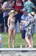 JULIANNE HOUGH in Swimsuit at Lake Front in Coeur D