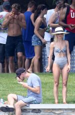 JULIANNE HOUGH in Swimsuit at Lake Front in Coeur D