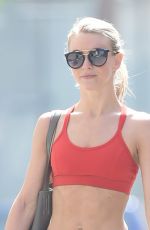 JULIANNE HOUGH in Tightd Leaves a Gym in Los Angeles 07/01/2017