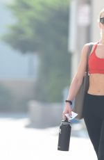 JULIANNE HOUGH in Tightd Leaves a Gym in Los Angeles 07/01/2017