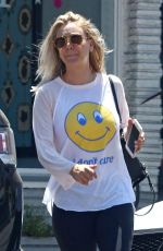 KALEY CUOCO Leaves a Nail Salon in Studio City 07/02/2017