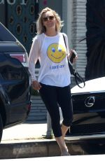 KALEY CUOCO Leaves a Nail Salon in Studio City 07/02/2017