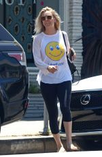 KALEY CUOCO Leaves a Nail Salon in Studio City 07/02/2017