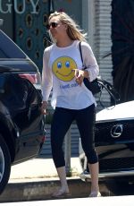 KALEY CUOCO Leaves a Nail Salon in Studio City 07/02/2017