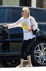 KALEY CUOCO Leaves a Nail Salon in Studio City 07/02/2017