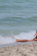 KARA DEL TORO in Bikinis on the Set of a Photoshoot at a Beach in Miami 07/24/2017